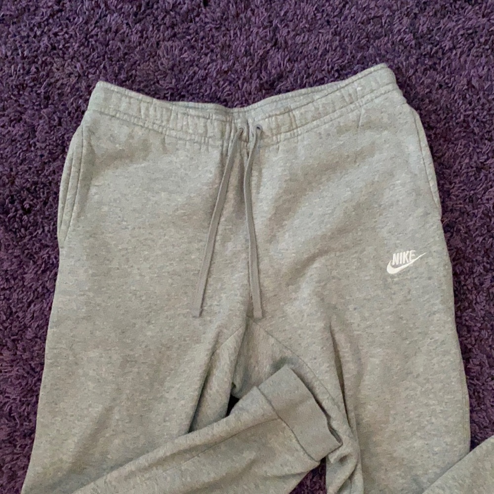 Gray Nike joggers sweatpants grey